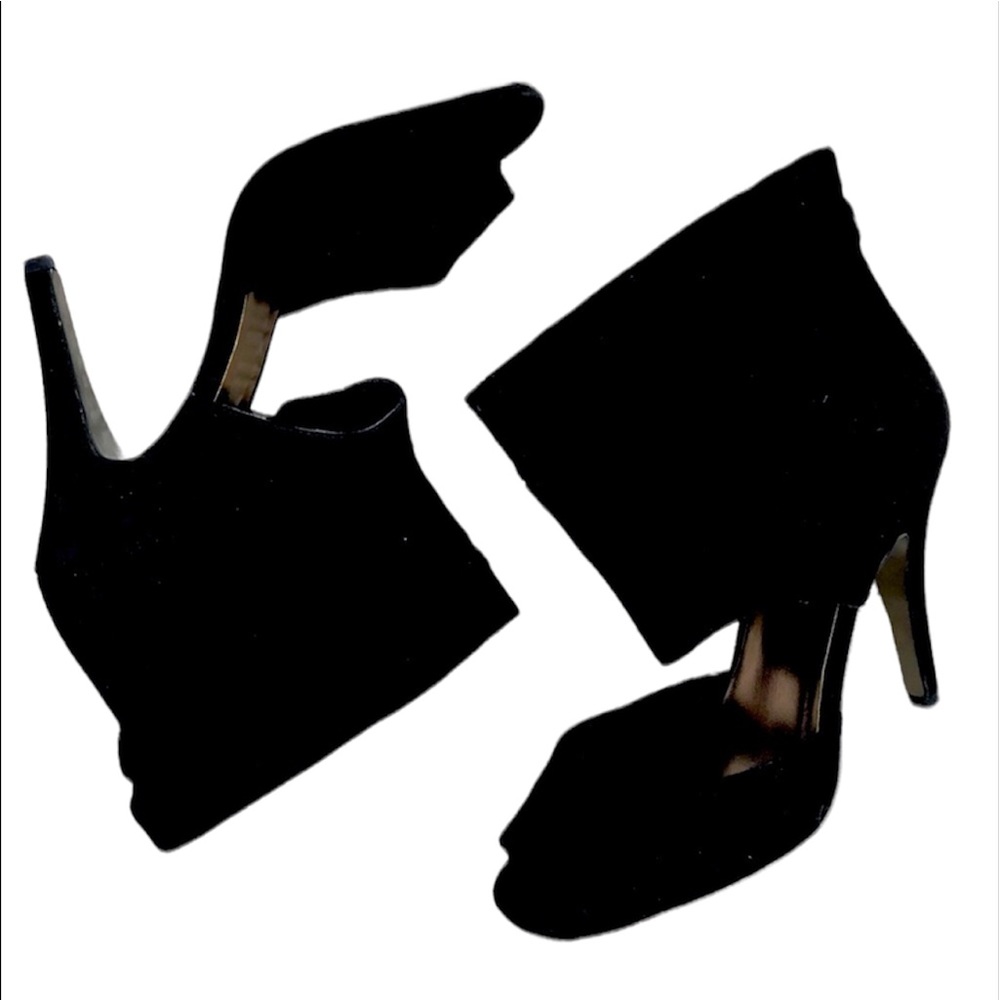 STEVE MADDEN Black Suede Heels Pumps Women’s Shoes SIZE 7